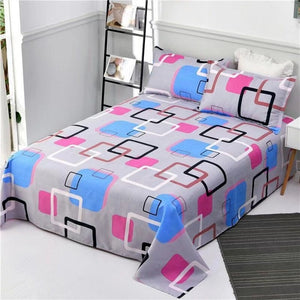 3pcs/Set Bed Sheet Winter Thickness 100% Cotton Solid Bed Mattress Set Home Textile Bedding Sets  Bed Sheet With Pillow Covers