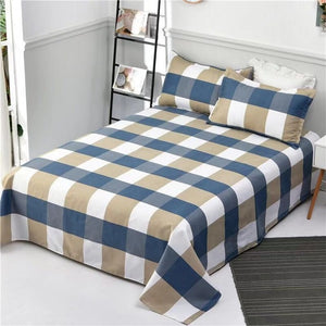 3pcs/Set Bed Sheet Winter Thickness 100% Cotton Solid Bed Mattress Set Home Textile Bedding Sets  Bed Sheet With Pillow Covers