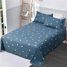 Load image into Gallery viewer, 3pcs/Set Bed Sheet Winter Thickness 100% Cotton Solid Bed Mattress Set Home Textile Bedding Sets  Bed Sheet With Pillow Covers
