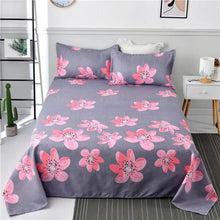 Load image into Gallery viewer, 3pcs/Set Bed Sheet Winter Thickness 100% Cotton Solid Bed Mattress Set Home Textile Bedding Sets  Bed Sheet With Pillow Covers
