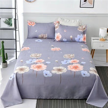 Load image into Gallery viewer, 3pcs/Set Bed Sheet Winter Thickness 100% Cotton Solid Bed Mattress Set Home Textile Bedding Sets  Bed Sheet With Pillow Covers
