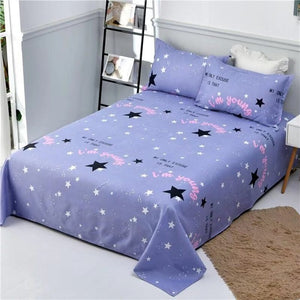 3pcs/Set Bed Sheet Winter Thickness 100% Cotton Solid Bed Mattress Set Home Textile Bedding Sets  Bed Sheet With Pillow Covers