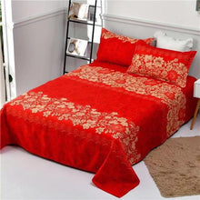 Load image into Gallery viewer, 3pcs/Set Bed Sheet Winter Thickness 100% Cotton Solid Bed Mattress Set Home Textile Bedding Sets  Bed Sheet With Pillow Covers
