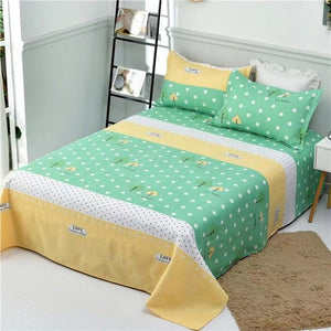 3pcs/Set Bed Sheet Winter Thickness 100% Cotton Solid Bed Mattress Set Home Textile Bedding Sets  Bed Sheet With Pillow Covers