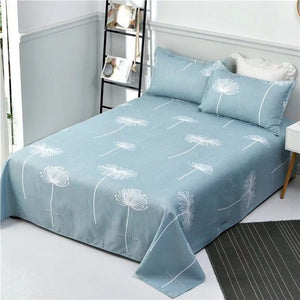 3pcs/Set Bed Sheet Winter Thickness 100% Cotton Solid Bed Mattress Set Home Textile Bedding Sets  Bed Sheet With Pillow Covers